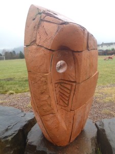 Cefn Pennar Dragon , back view.