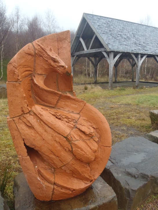 A playful version designed with the Cefn Pennar Youth Club for their football field 