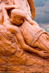 Ocean Colliery Pit Marker - detail