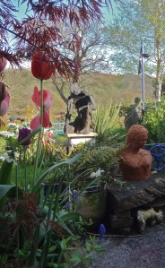 Some of the Sculpture is fresh from the Kiln and new work will be on the go in the Studio.