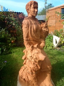 Gwenllian was an actual historical Welsh Warrior Princess. Both Sculptures of her are life-sized and fully frost-proof.