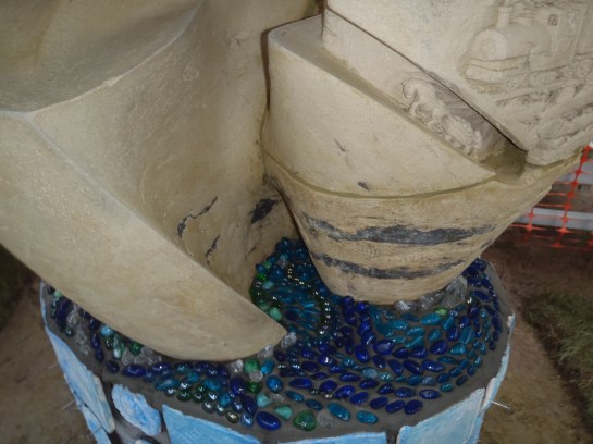 I did the glass with Andrew.