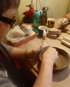 Start with the biggest pinch-pot you can comfortably make. (Unless your piece is really too big.