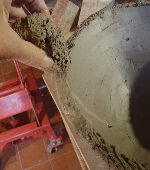 Prepare the top edge to make a join.