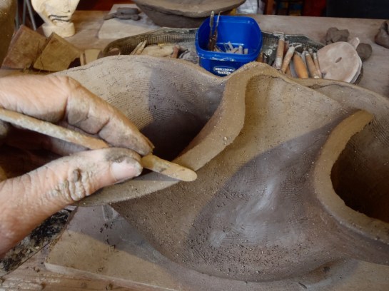 Spend a lot of time on the edge. use firm tools to compact the clay and get every millimetre of that edge exactly how you want it: attention to this detail will transform your pot.