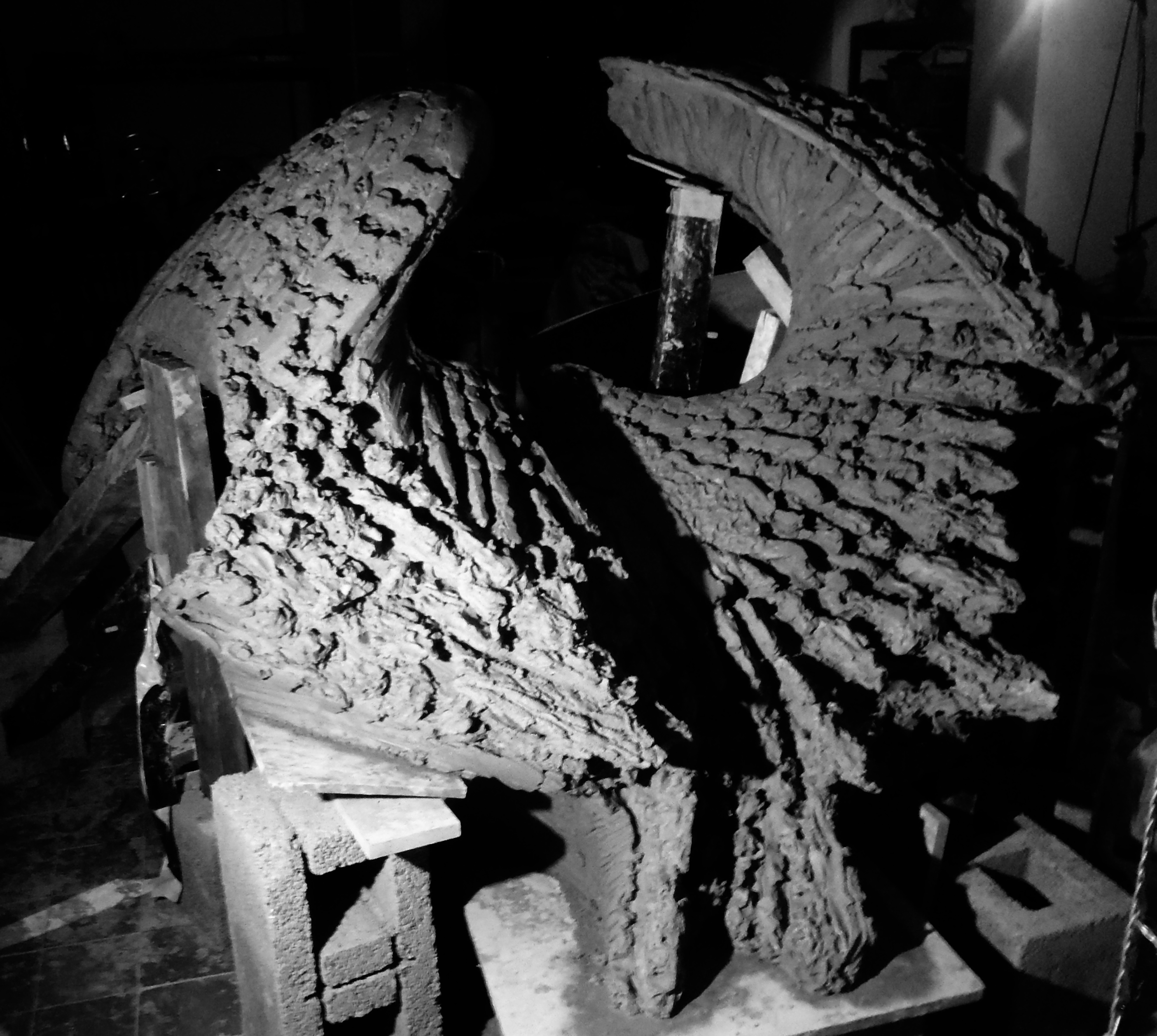 Marking Time Sculpture for Bronllys Hospital, Powys, UK.